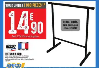 Brico Cash Tréteau h noir rodet offre