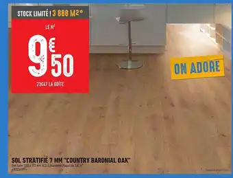 Brico Cash Sol stratifié 7 mm offre