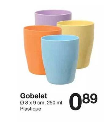 Zeeman Gobelet offre