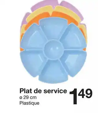 Plat de service