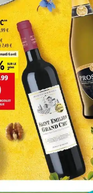 Lidl Saint-Emilion Grand Cru AOC offre