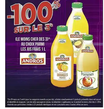 Les jus frais 1l andros
