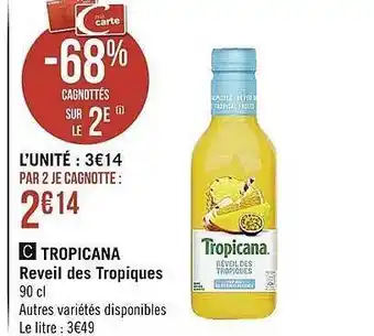 Casino Supermarchés Tropicana réveil des tropiques offre