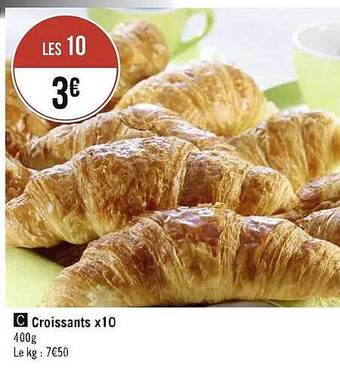 Croissants x 10