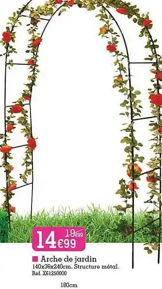Kandy Arche de jardin offre