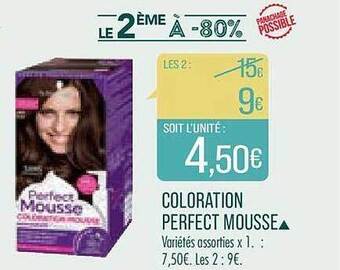 Coloration perfect mousse