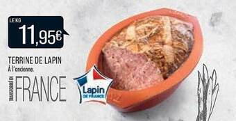 Match Terrine de lapin offre
