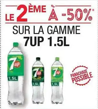 Match La gamme 7up 1.5l offre