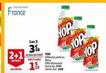 Auchan Yop offre