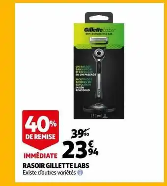 Auchan Rasoir gillette labs offre