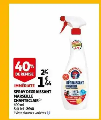 Spray dégraissant marseille chanteclair