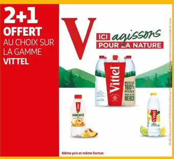 Auchan La gamme vittel offre