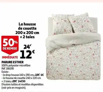Auchan Parure esther offre