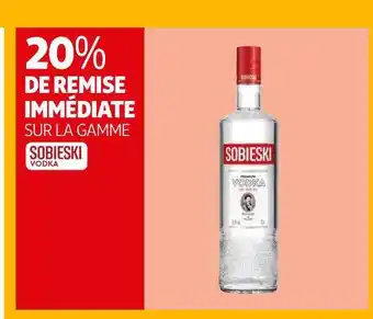 Auchan La gamme sobieski vodka offre