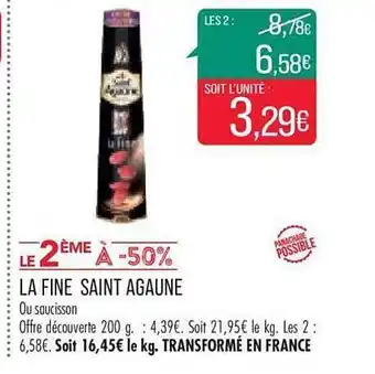 Match La fine saint agaûne offre