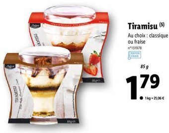 Lidl Tiramisu offre