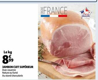 Auchan Jambon cuit supérieur offre