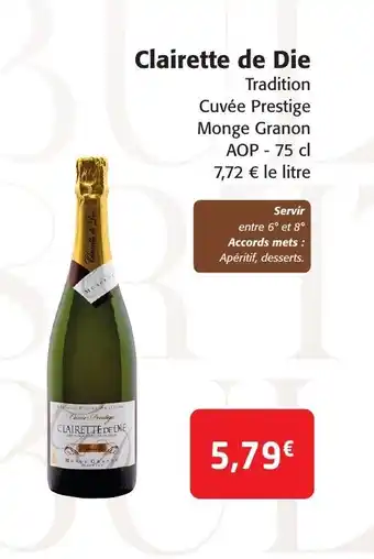 Colruyt Clairette de die offre