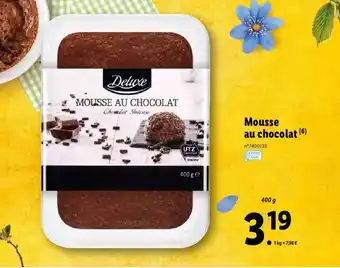 Lidl Mousse au chocolat offre