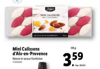 Lidl Mini Calissons d'Aix-en-Provence offre