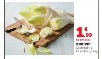 Super U Endive offre