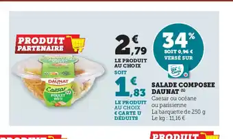 Super U Salade composee daunat offre