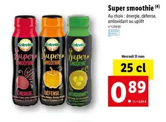 Lidl Super smoothie offre
