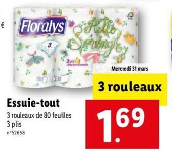 Lidl Essuie-tout offre