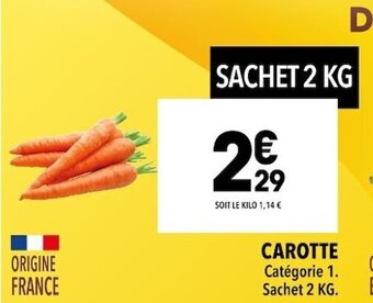 Supeco Carotte offre