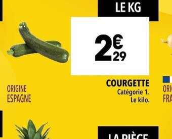 Supeco Courgette offre