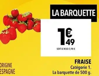 Supeco Fraise offre