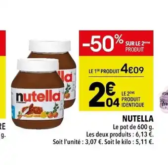 Supeco Nutella offre