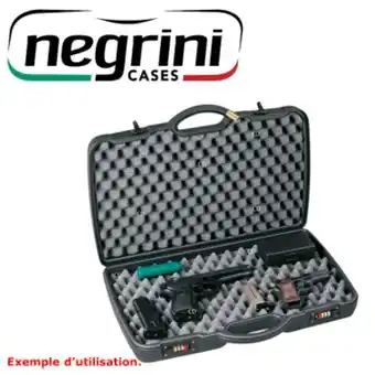 Mallette negrini en abs thermoforme pour armes de poing