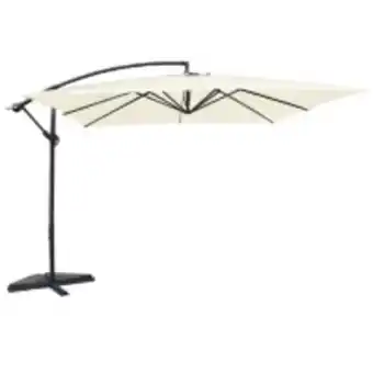 E.Leclerc Brico Parasol carré solenzara écru 3x3mètres offre