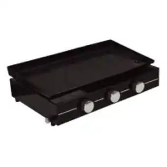E.Leclerc Brico Plancha au gaz mérida 3 brûleurs 6 kw noire offre