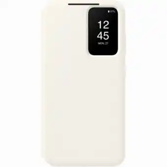 Etui smart view avec porte-cartes samsung galaxy s23 crème