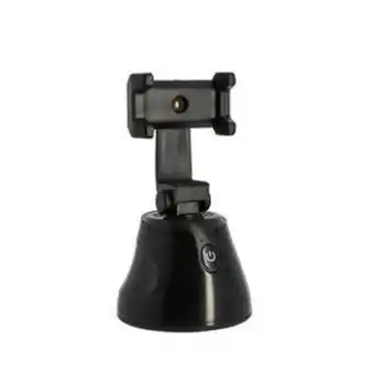 La Foir'Fouille Support rotatif pour smartphone avec détection de mouvement - ø 9 x h 17 cm - noir - uptech offre