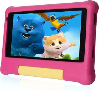 Amazon Freeski tablette pour enfants,7 pouces android 11 tablette enfants, 1024x600 ips hd display, 2gb+32gb, quad core, contrôle... offre
