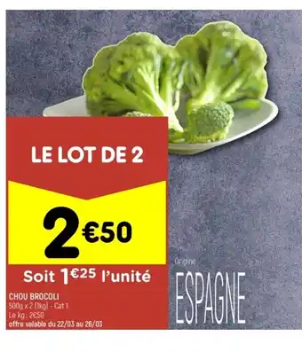Chou brocoli
