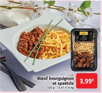 Colruyt Bœuf bourguignon et spaëtzle offre