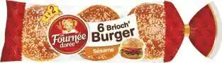 Super U BRIOCH'BURGER SÉSAME offre