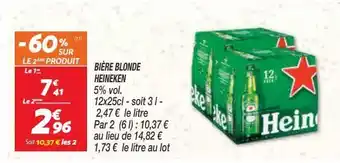 Netto Bière blonde heineken offre