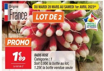 Netto Radis rose offre