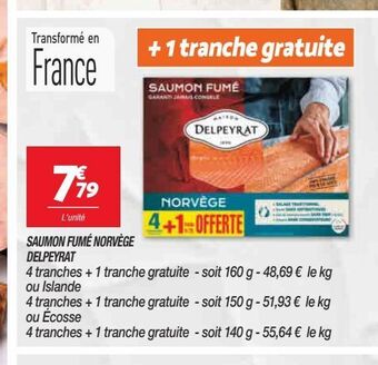 Netto Saumon fumé norvege delpeyrat offre