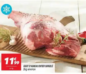 Netto Gigot d`agneau entier surgele offre