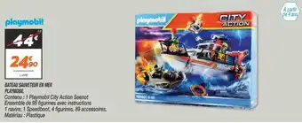 Netto Bateau sauveteur en mer playmobil offre