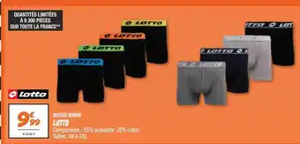 Boxers homme lotto