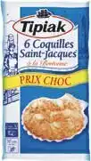 Super U COQUILLES SAINT JACQUES À LA BRETONNE OU À LA NORMANDE OU FONDUE DE POIREAUX SURGELÉES offre