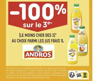 (Le moins Cher Des 3)* Au Chooix Parmi Les Jus Frais 1L