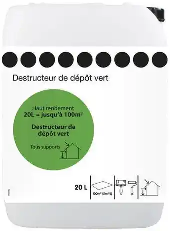 Brico Dépôt Anti-dépôt verts tous supports - 20 l offre